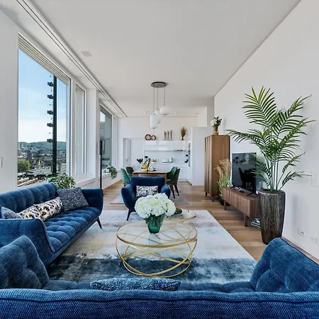 Boutique Leading Luxury Penthouse & Private Parking Apartamento Zúrich